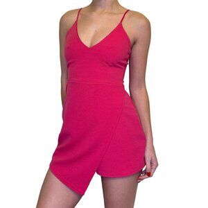 Pink Misguided romper